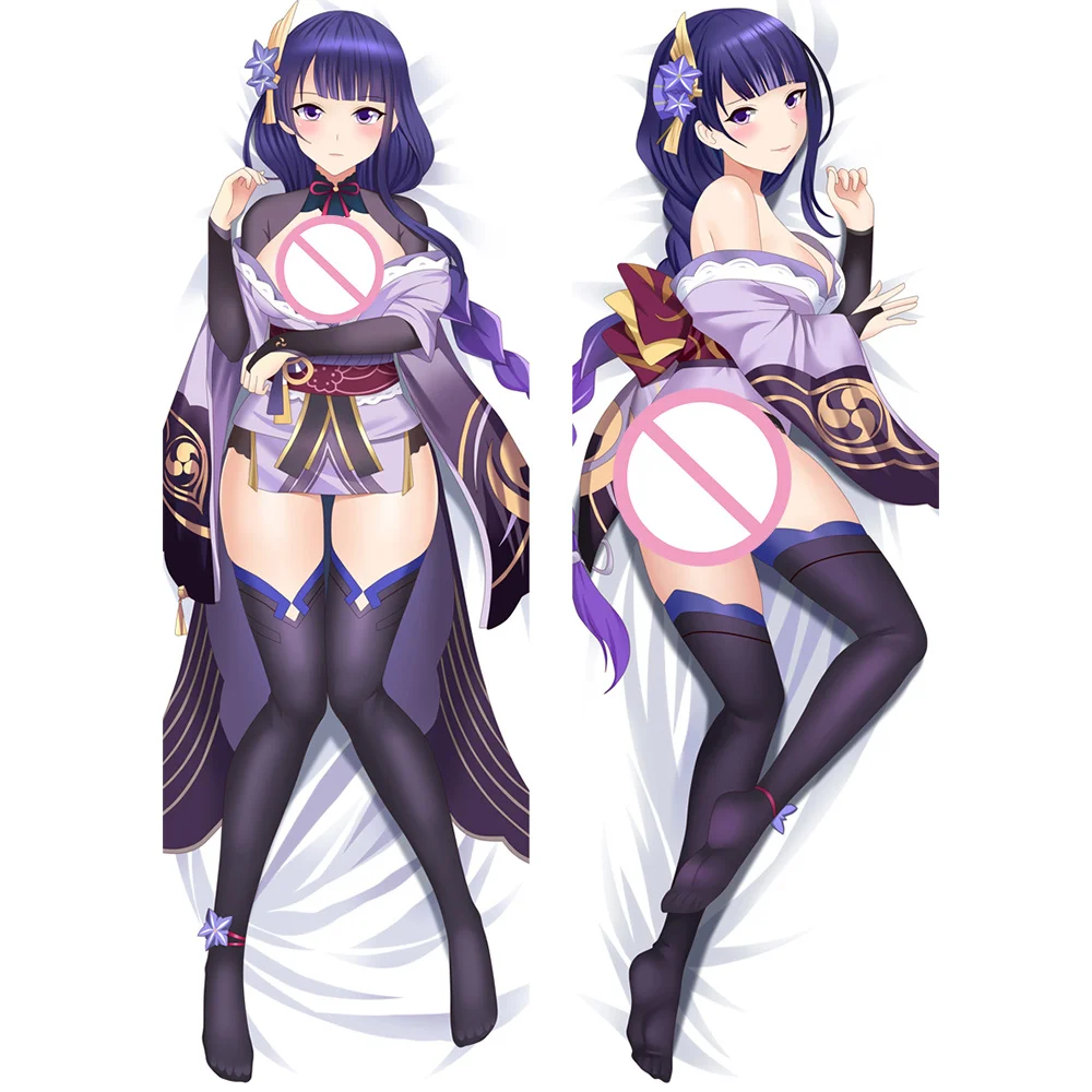 

Genshin-чехол для удара, новый дизайн, Косплей Аниме Dakiamkura Sexy Raiden Shogun Otaku Moegirl, чехол