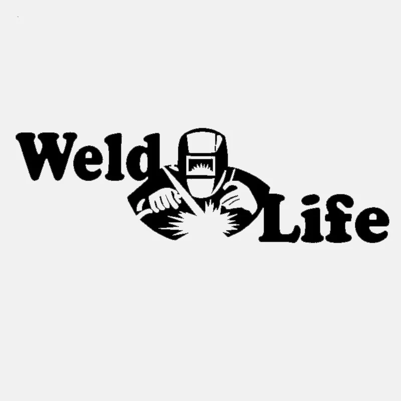 

Personalized Cool Fashion Reflective Weld Life PVC Car Sticker and Decals JDM Decal Motorcycle Waterproof 17cm X 5cm