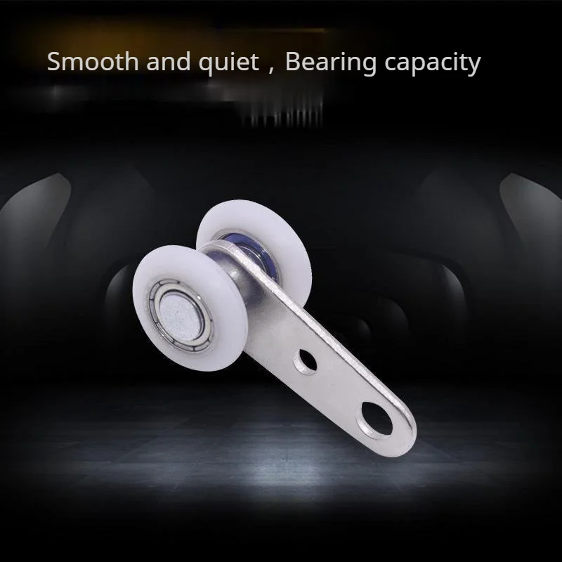 10 шт. металлический подшипник шкив с двумя пластиковыми колесами для шкафа окна