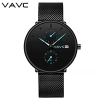 2022 vavc new fashion quartz watch for men 2 style military quartz wristwatches with black face and simple design quartz watches