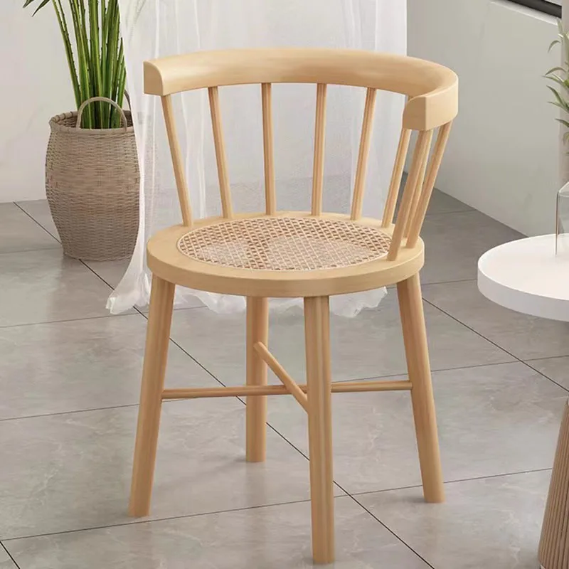 

Wooden Living Room Chairs Lounges Floor Relaxing Rattan Living Room Chairs Portable Adults Sedie Cucina Home Furniture MQ50KT