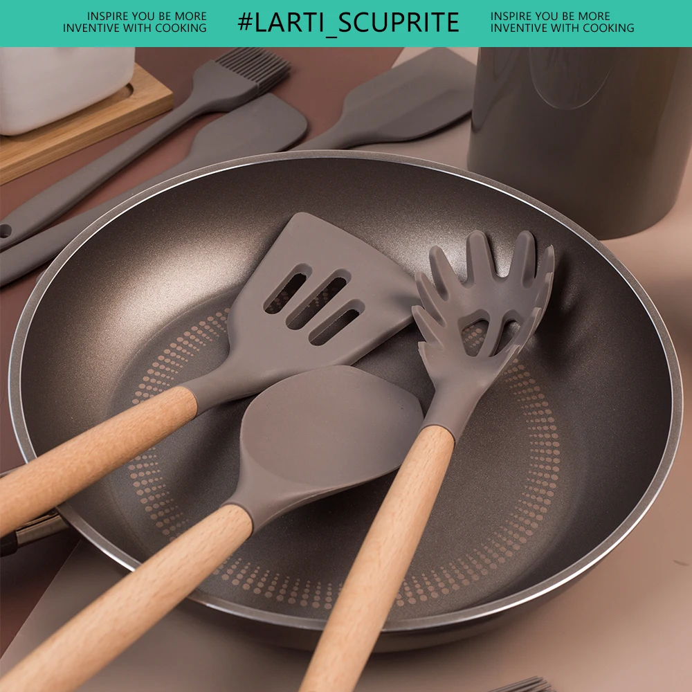 Набор Кухонной силиконовой утвари столовые приборы хорошего качества