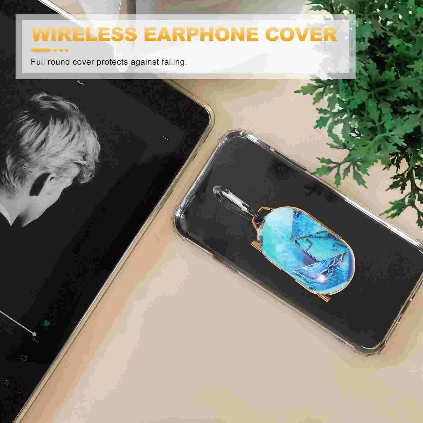 1 шт. Изящный чехол для беспроводных наушников совместимый с Galaxy Buds/Buds Plus |