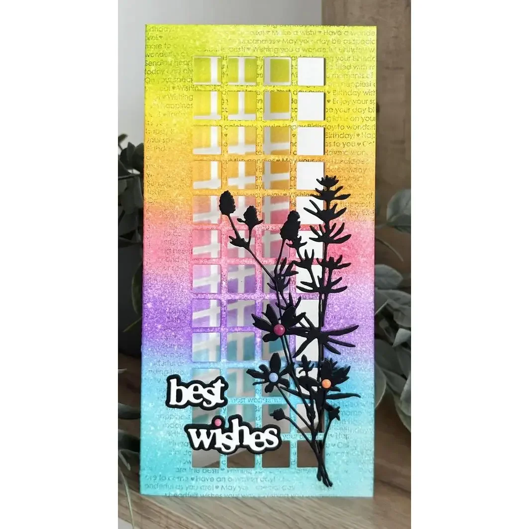 Металлические штампы с надписью Happy Birthday