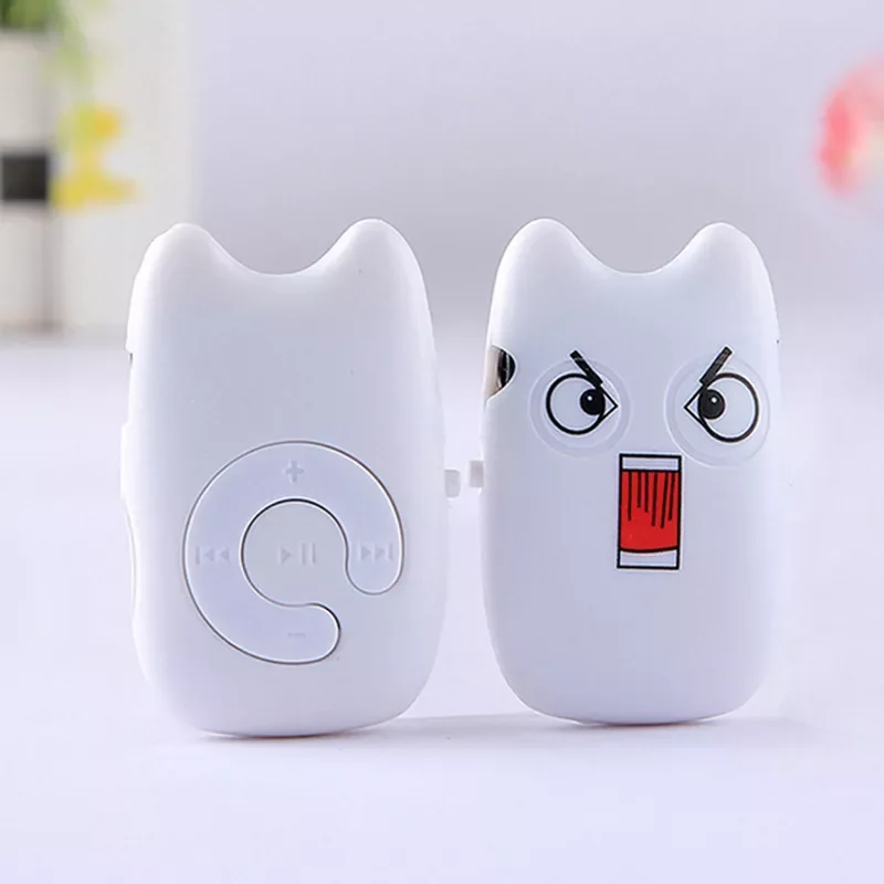 

4 Styles Cartoon Mini MP3 Player Cute Music Player Support TF Card MP3 Player