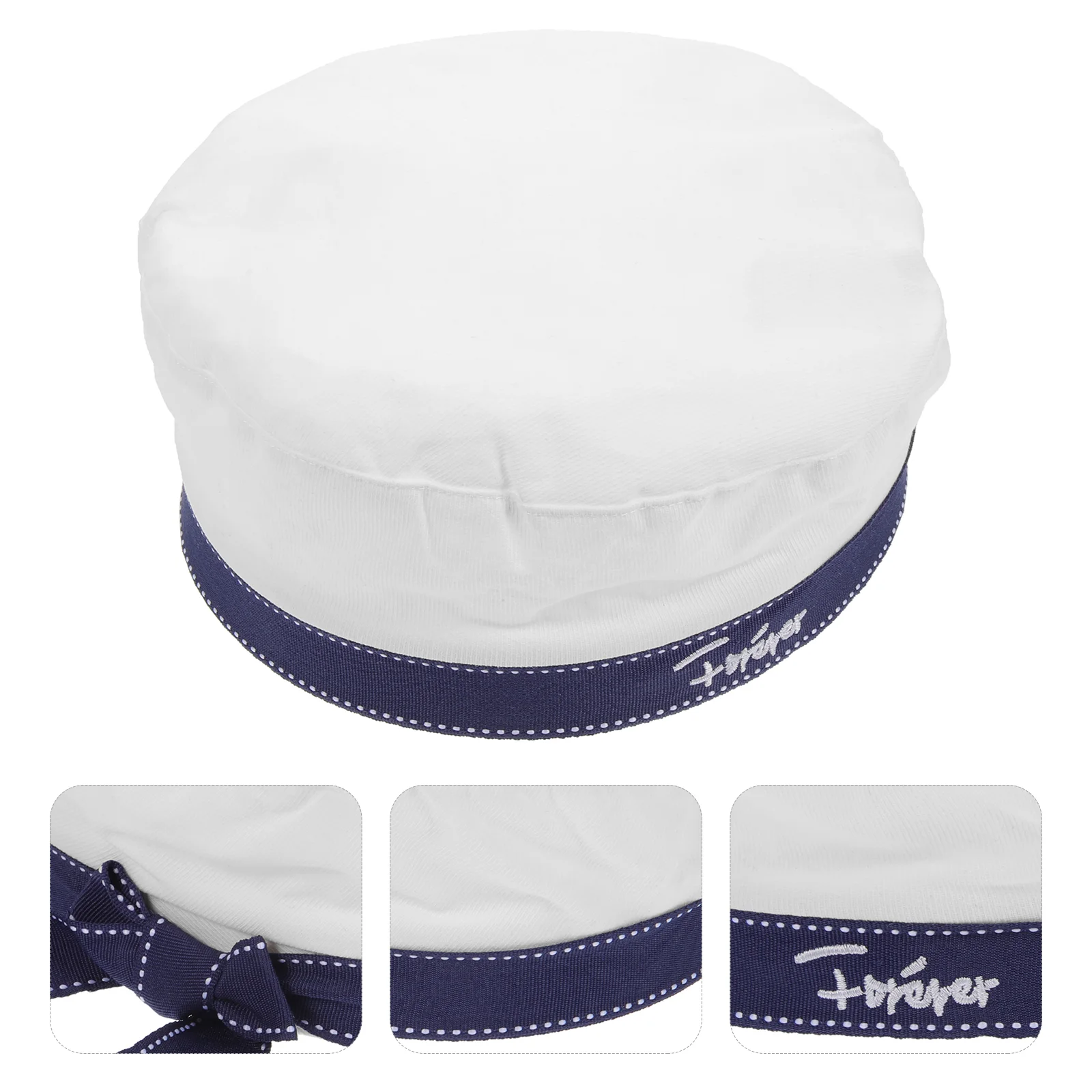 

White Navy Sailor Cap Hat Beret Yacht Hat Hats For Men Fashions Beanie Cap Performance Uniform Hat