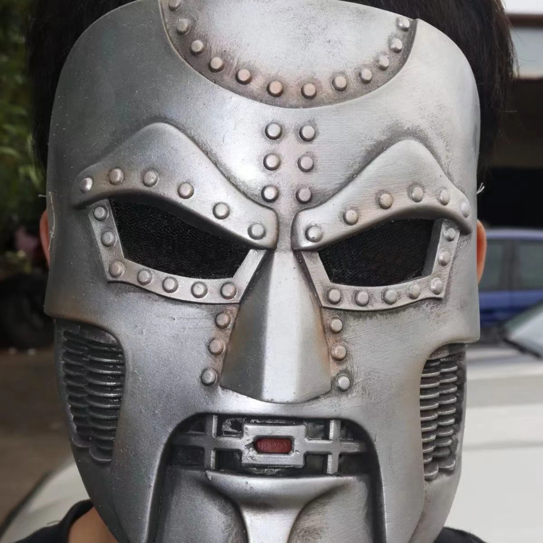 Маска Dr Doom Supervillain Victor von шлем маска на Хэллоуин латексный фантастический костюм