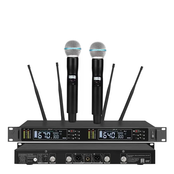 P830 TURE DIVERSITY 640-690 МГц профессиональный сценический микрофон UHF беспроводная беспроводная микрофонная система microfono profesional (art.: 3920d459358ba) - 3920d459358ba