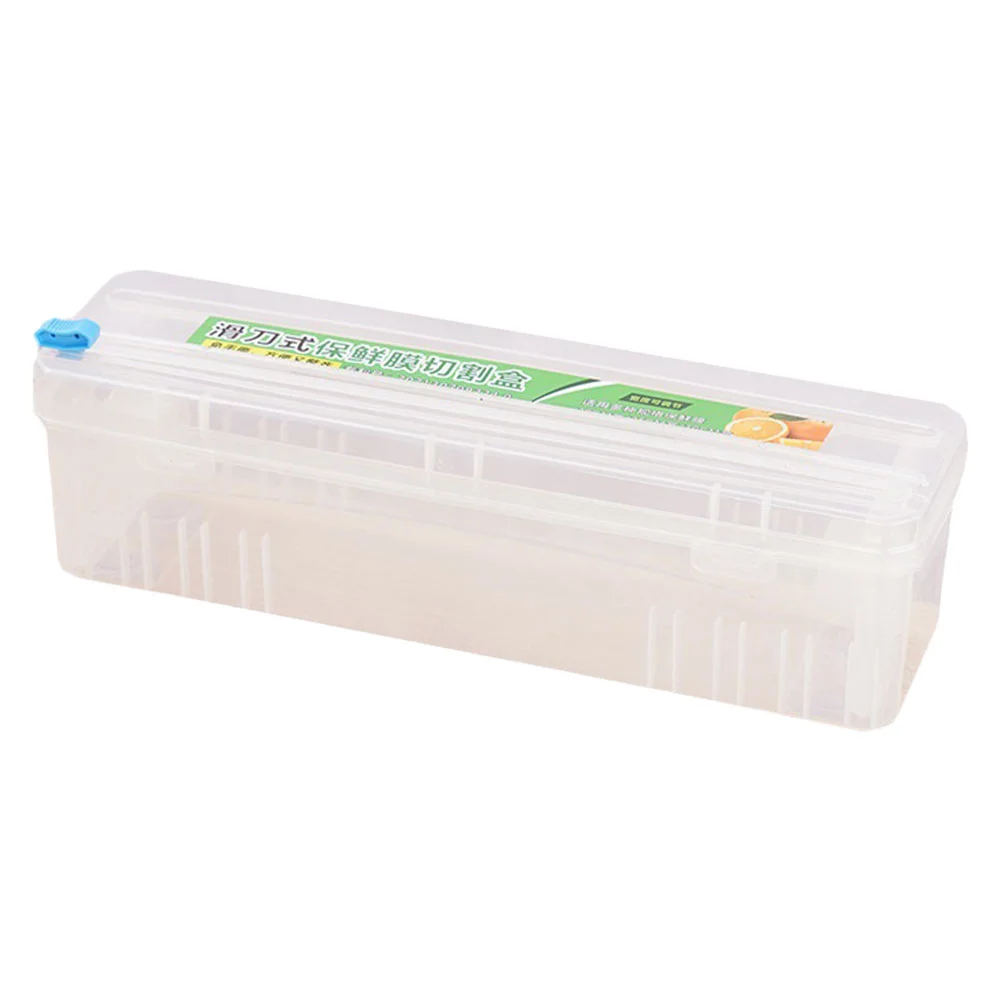 

Wrapcling Dispenser Film Slidewith Holderrollfreezer Storage Kitchen Reusable Parchment Utensil Paper Wall Box Aluminum