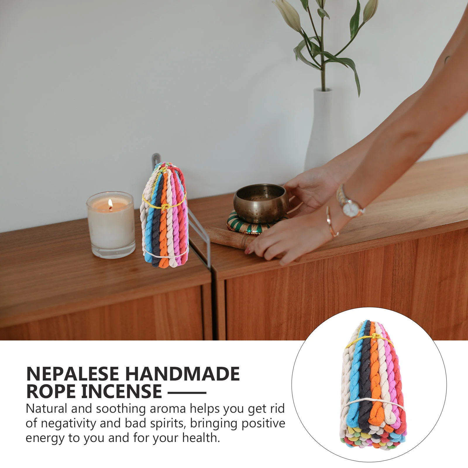 1 комплект мотузковых благовоний ручной работы традиционная веревочная