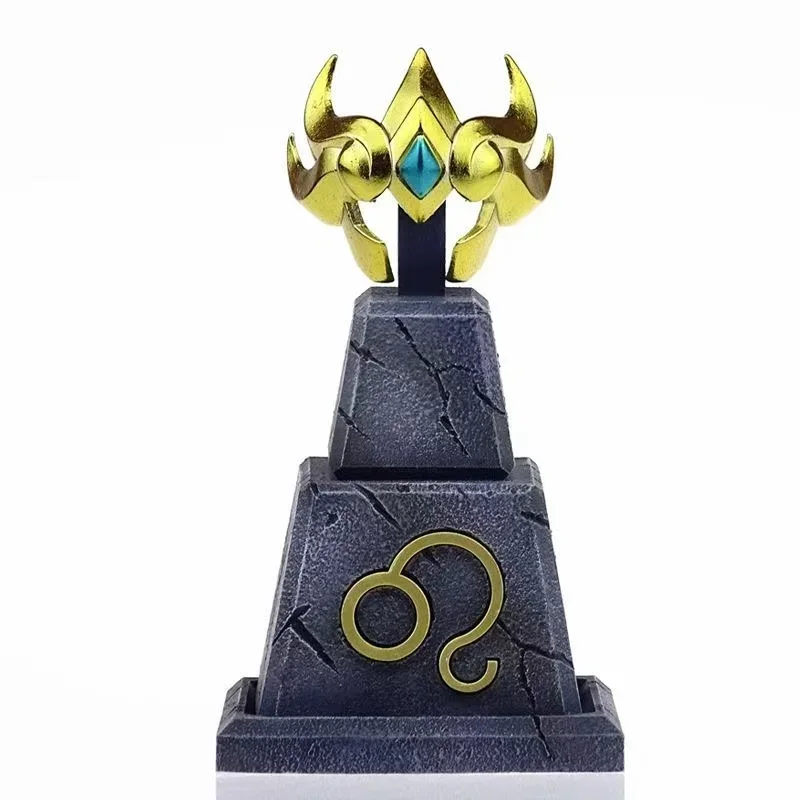 Фото Saint Seiya Myth Cloth EX Подставка для шлема/Опора/Рукавница для Leo/Lion Aiolia Gemini Saga Plus Рыцари Зодиака Фигурка №5