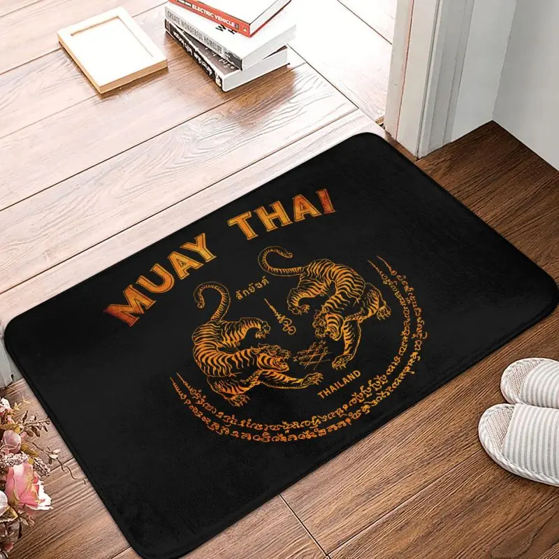 Коврик для двери Muay Thai Tiger на заказ противоскользящий коврик татуировки Sak Yant