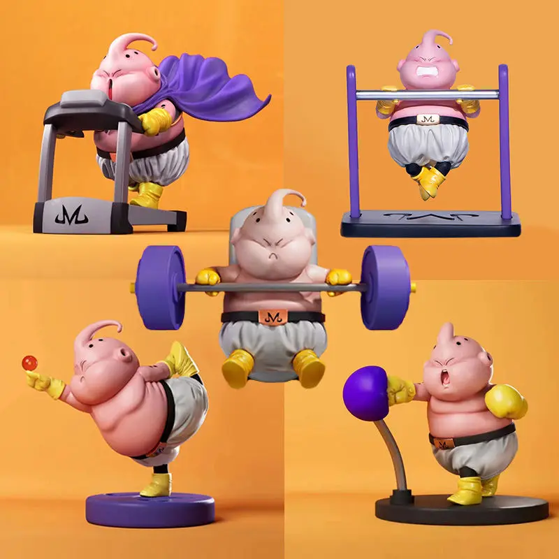 

Dragon Ball Handmade Devil Fat Buu Gym Creative Spoof Buu Animation Model Car Decoration Creative Children's Birthday Gifts