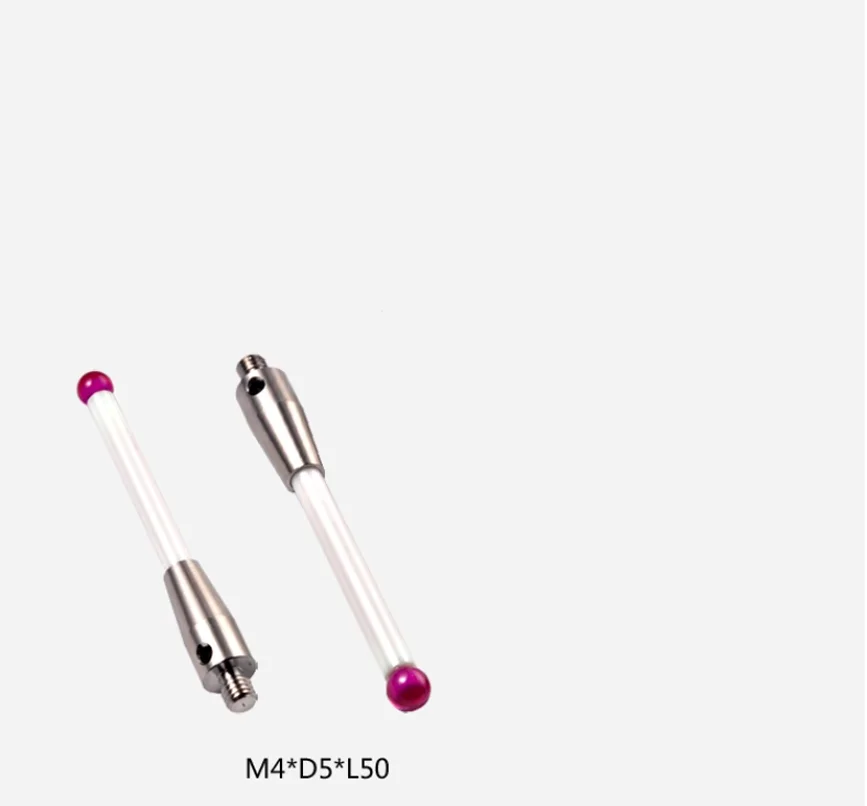 Рубиновая головка керамического стиля с наружным диаметром 5/6 мм Резьбовая M4 L50 3D