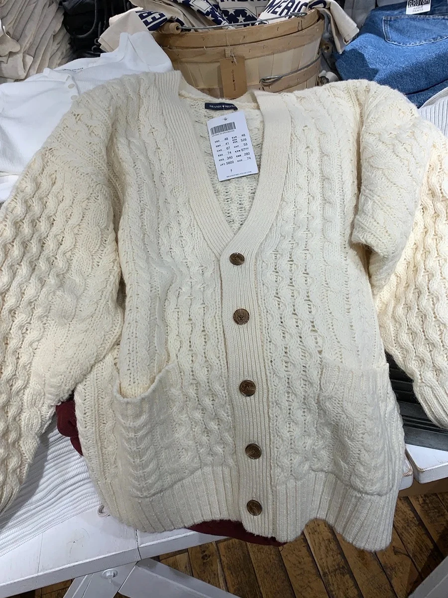 Зимний новый кардиган с витыми карманами свитер женский однобортный джемпер