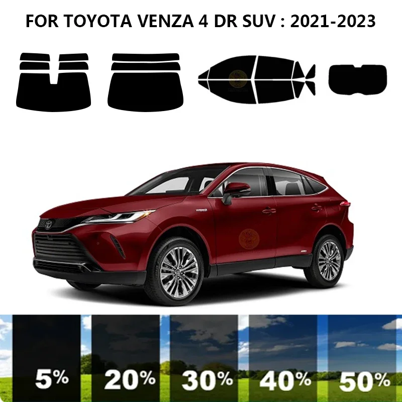 

Precut nanoceramics car UV Window Tint Kit Automotive Window Film For TOYOTA VENZA 4 DR SUV 2021-2023