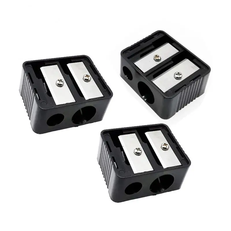 Точная помада с двойными отверстиями для бровей косметические карандаши точилка