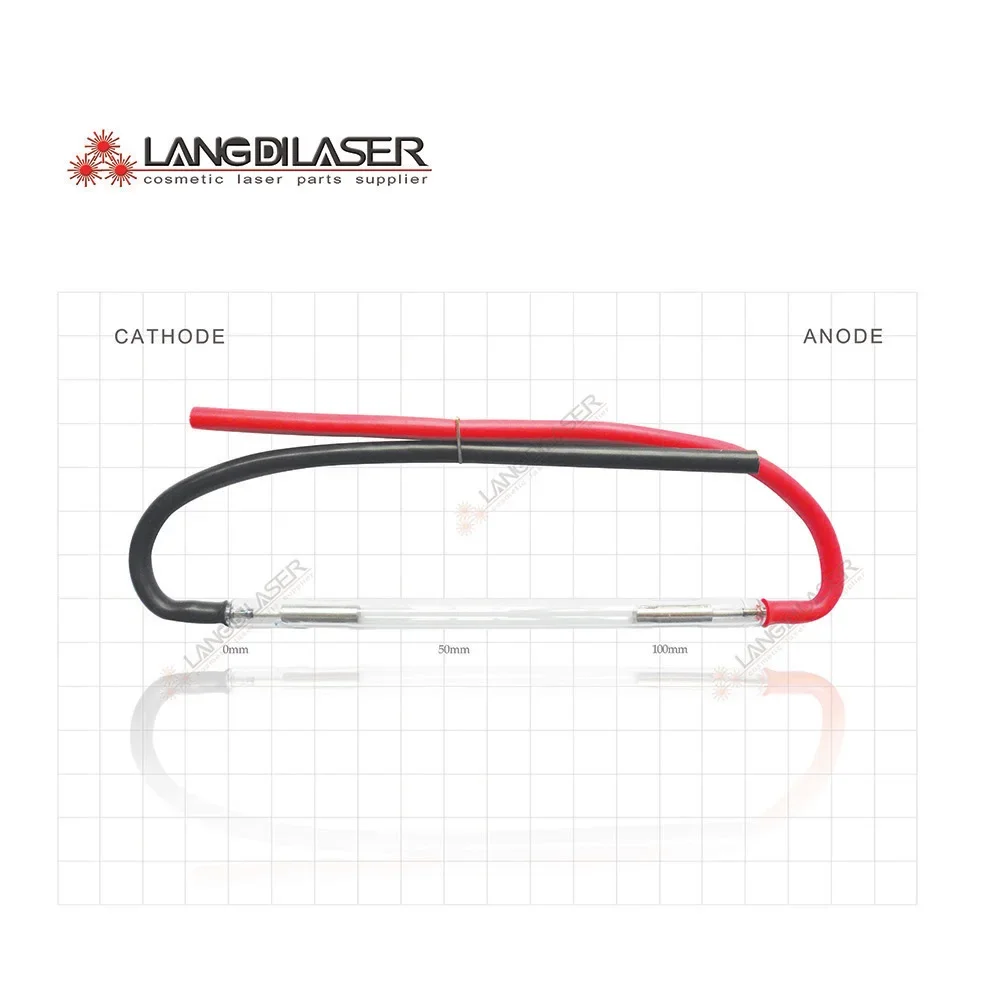 

Ксеноновая лампа-вспышка для лазера IPL: 7*60 * 125F-wire, лампа-вспышка IPL для головок toplaser
