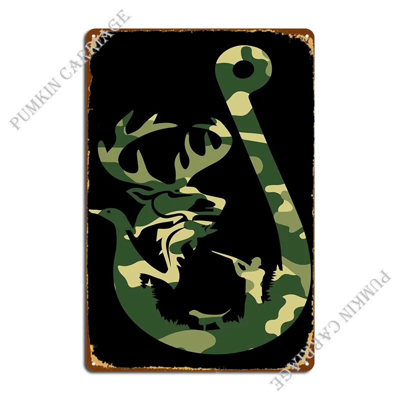 

Подарок Патриотическому Оленю Ху, металлический плакат с табличкой, кухонная печать, проектирование стен, Декор, оловянный плакат