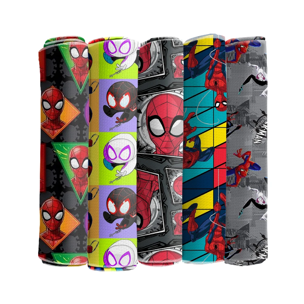 

Spider Man Printed Disney 50*145cm Bubble Fabric for Patchwork Quilting Fabrics Needlework DIY Cloth Sewing