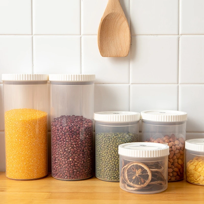

Food Storage Jars With Date Tracker Food Storage Container Jar With Sealing Lid For Noodles Flour Cereal Sugar Tea Coffee Beans