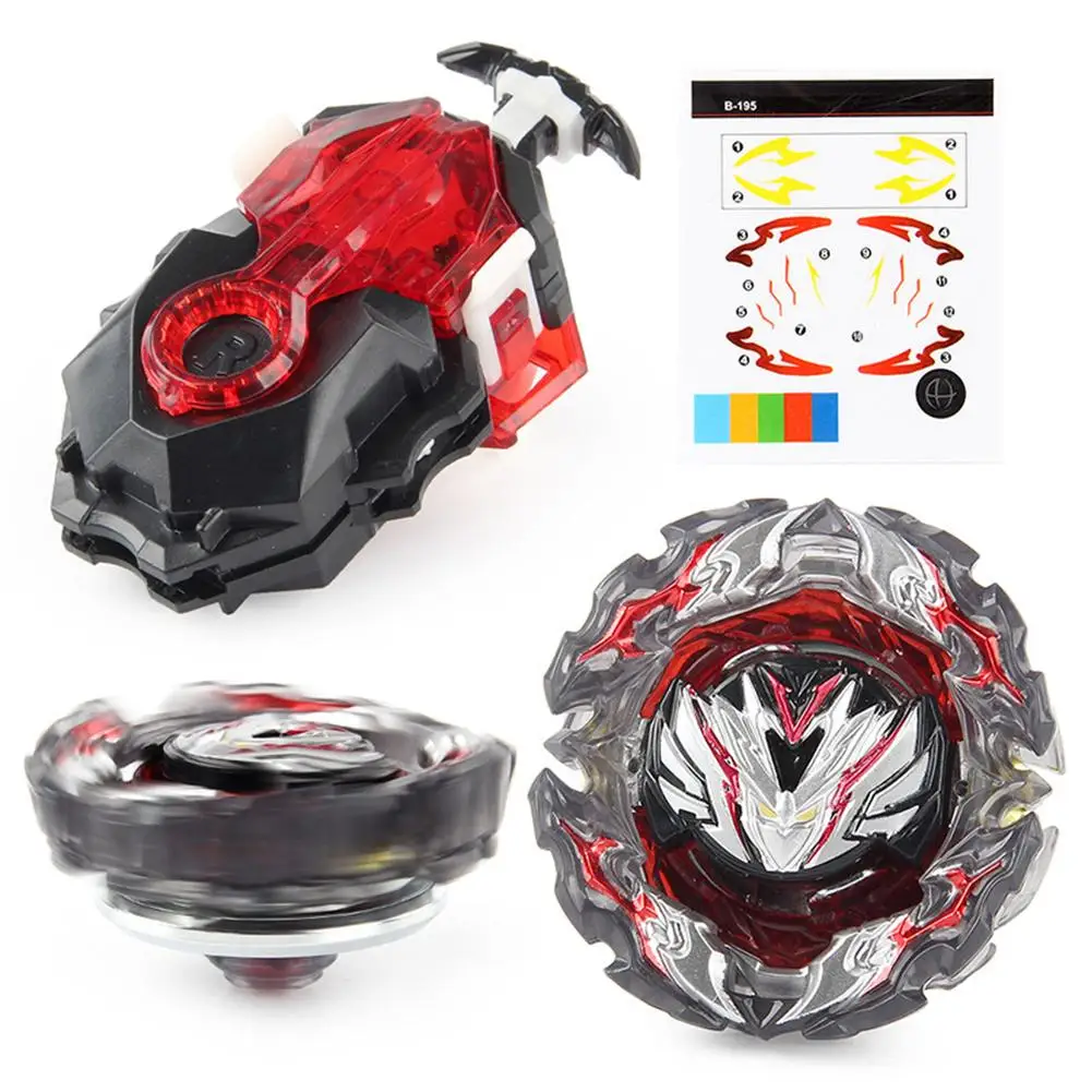 

DB B-195 Super Battle Gyro With Launcher Ergonomic Design Gyro Puzzle Educational Toys Metal God Fafnir blade blade Toy