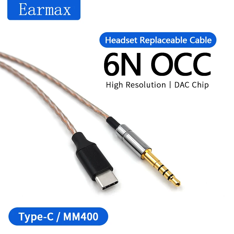 Для Denon AH-MM400 MM300 MM200 Сменная гарнитура TYPE-C к MM400 Кабель для обновления