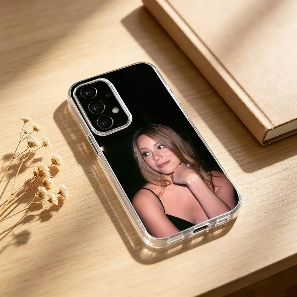 Фото Чехол для телефона M-Mariah Carey для Samsung S25, 24, 21, 22, 23, 30, Ultra, 20, Plus, Fe, Lite, Note, прозрачный №5