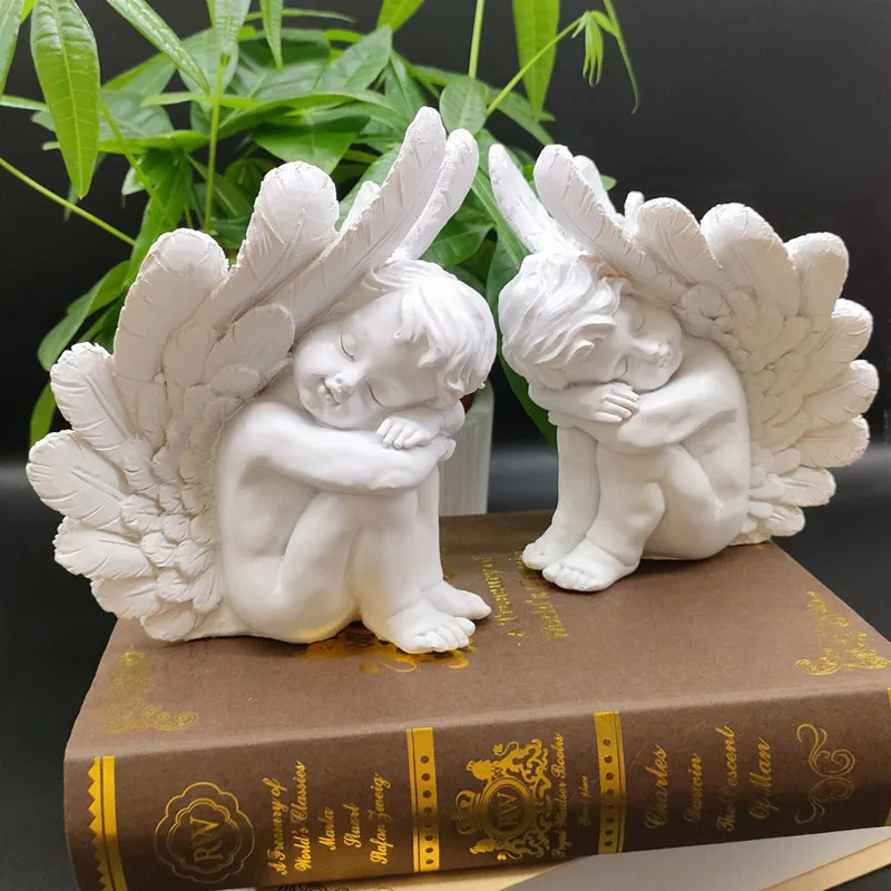 

Angel Statue Ornaments Angel Cupid Household Entrance Statue Indoor Ornaments living room decoration home accessories