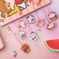 cartoon bookmark cute pendant book page clip student stationery bookmark clip
