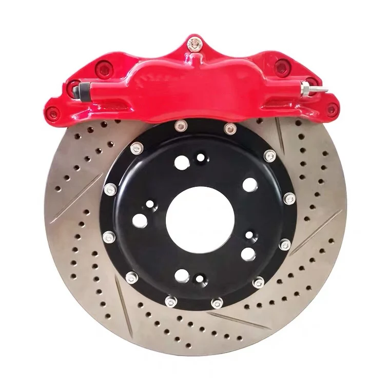 

Jekit 4 piston auto brake system 330*28mm brake disk upgrade kit for nissan patrol y61 slooted and drilled