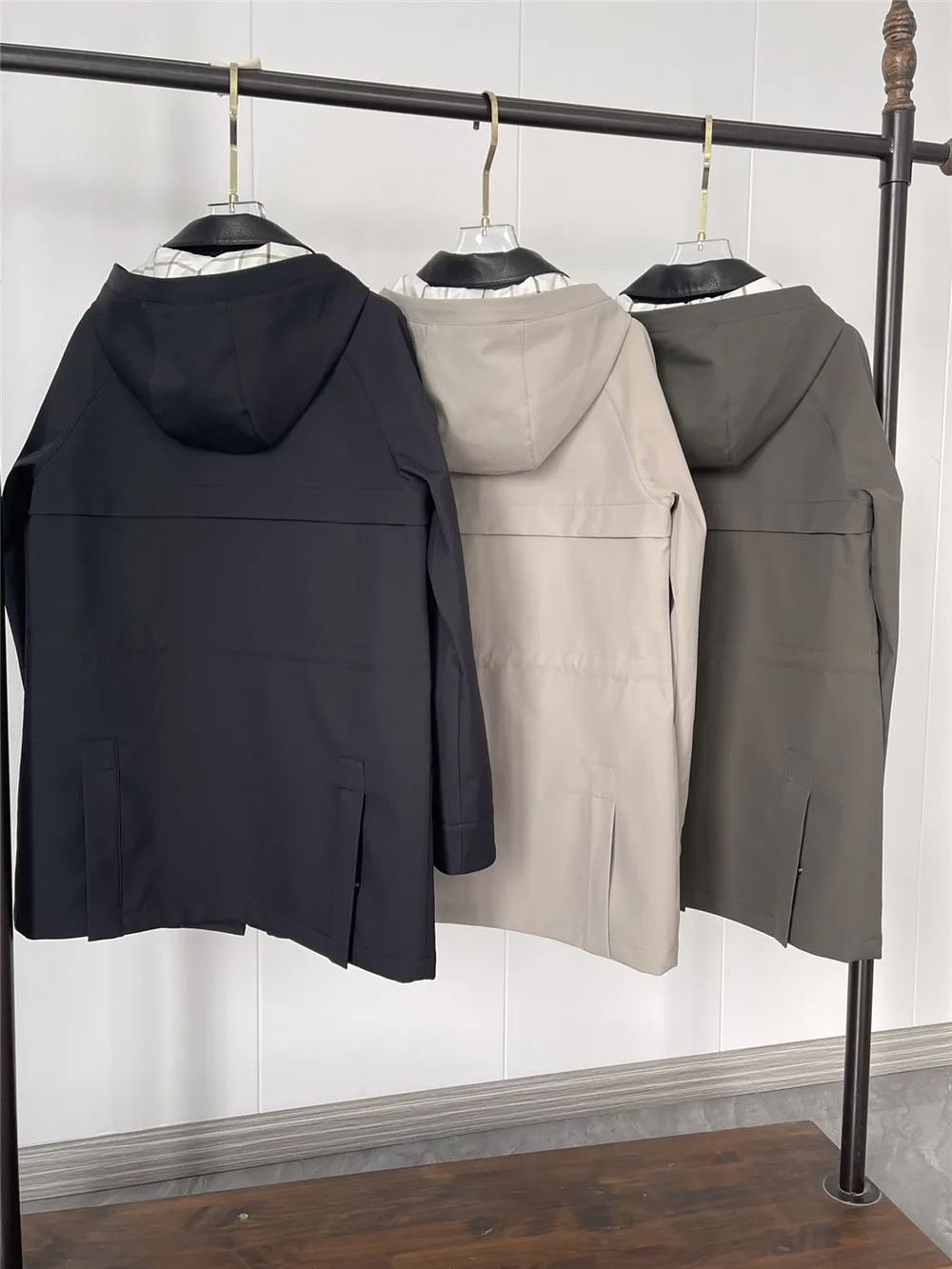 Высококачественная мужская свободная куртка пальто с лацканами двойными