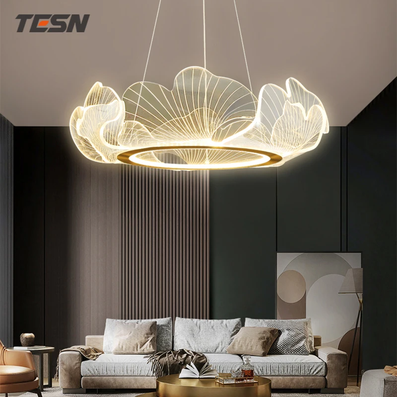 

Living room chandelier post-modern creative light luxury dining room lamp master bedroom lamp acrylic new lighting