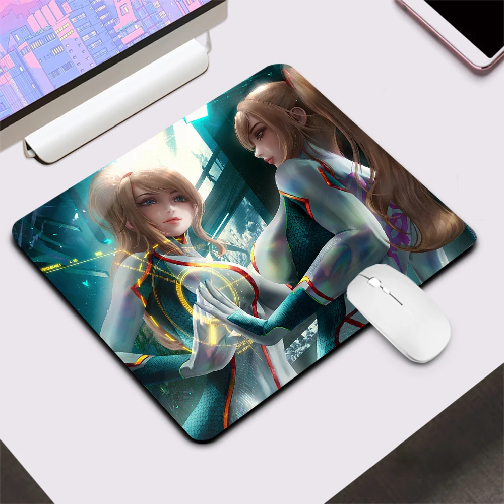 Маленький игровой коврик для мыши Metroid компьютерный офисный клавиатуры