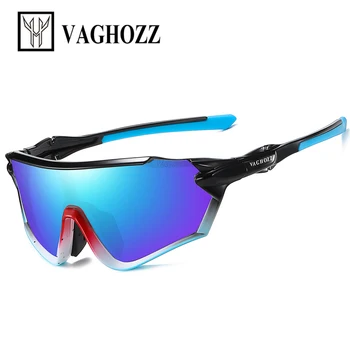 VAGHOZZ Brand New Style Cycling Glasses Outdoor Sunglasses Men Women Sport Eyewear UV400 MTB Bike Bicycle Photochromic Goggles 1