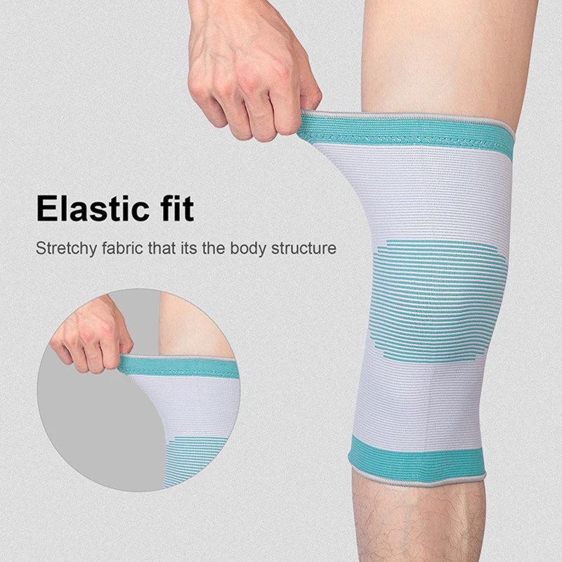 

1Pair Men Women Sports Knee Support Compression Sleeves Joint Pain Arthritis Relief Running Fitness Elastic Wrap Brace Knee Pads