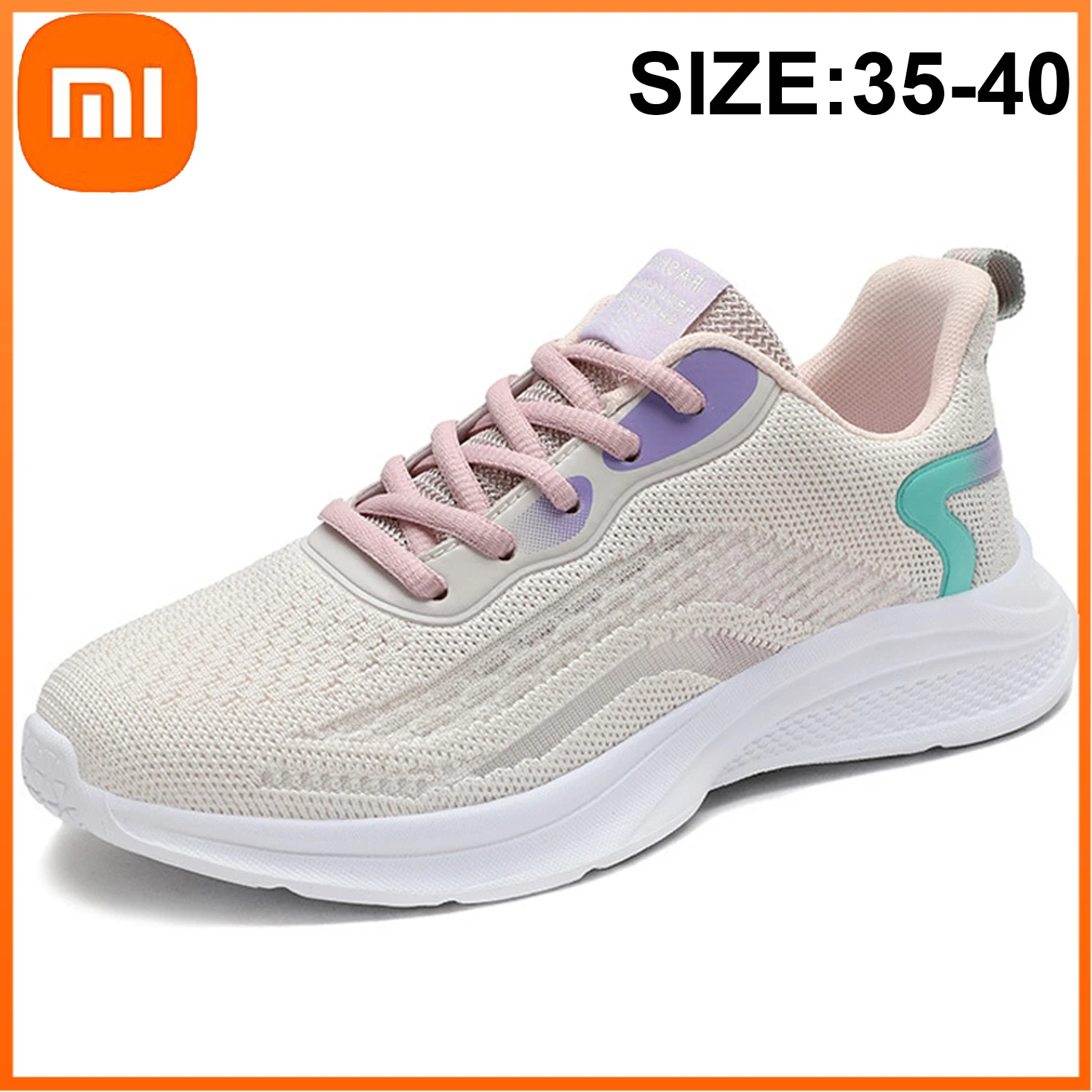 

Xiaomi Mijia Sneakers Women Shoes Flat Casual Sport Shoes Woman Lace-up Vulcanized Shoes Breathable Walking Shoes Tennis Shoes