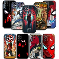 marvel spiderman phone cases for samsung galaxy a21s a31 a72 a52 a71 a51 5g a42 5g a20 a21 a22 4g a22 5g a20 a32 5g a11 coque