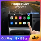 Автомобильное радио, мультимедийный видеоплеер AWESAFE PX9, GPS, 2 din, Android 307, 2 ГБ + 32 ГБ, для Peugeot 2002, 2013-10,0