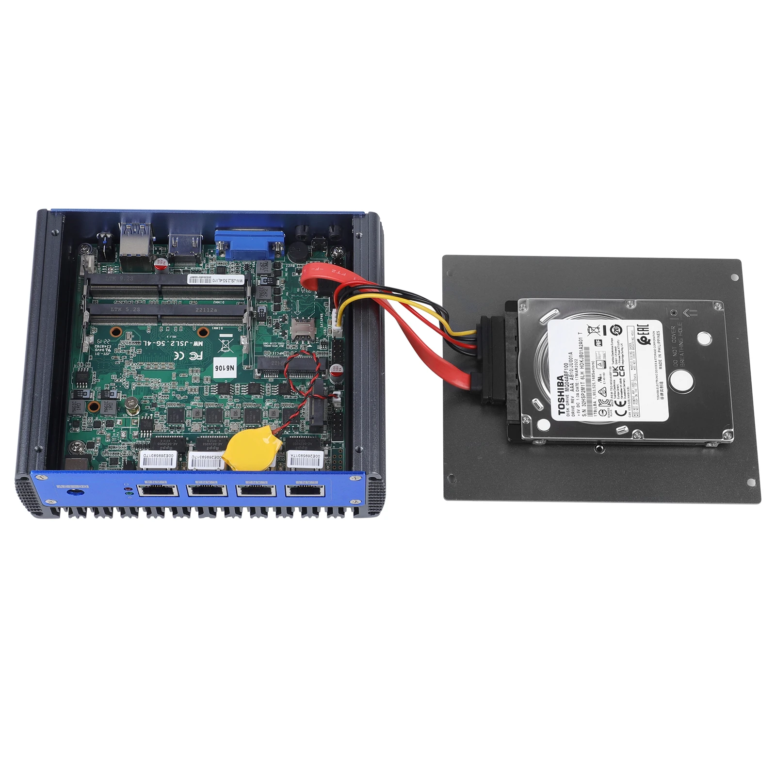 Новинка 2 5G pfSense роутер 11th Pentium N6005 N5105 4 * lntel i225 Nics NVMe DDR4 безвентиляторный мягкий