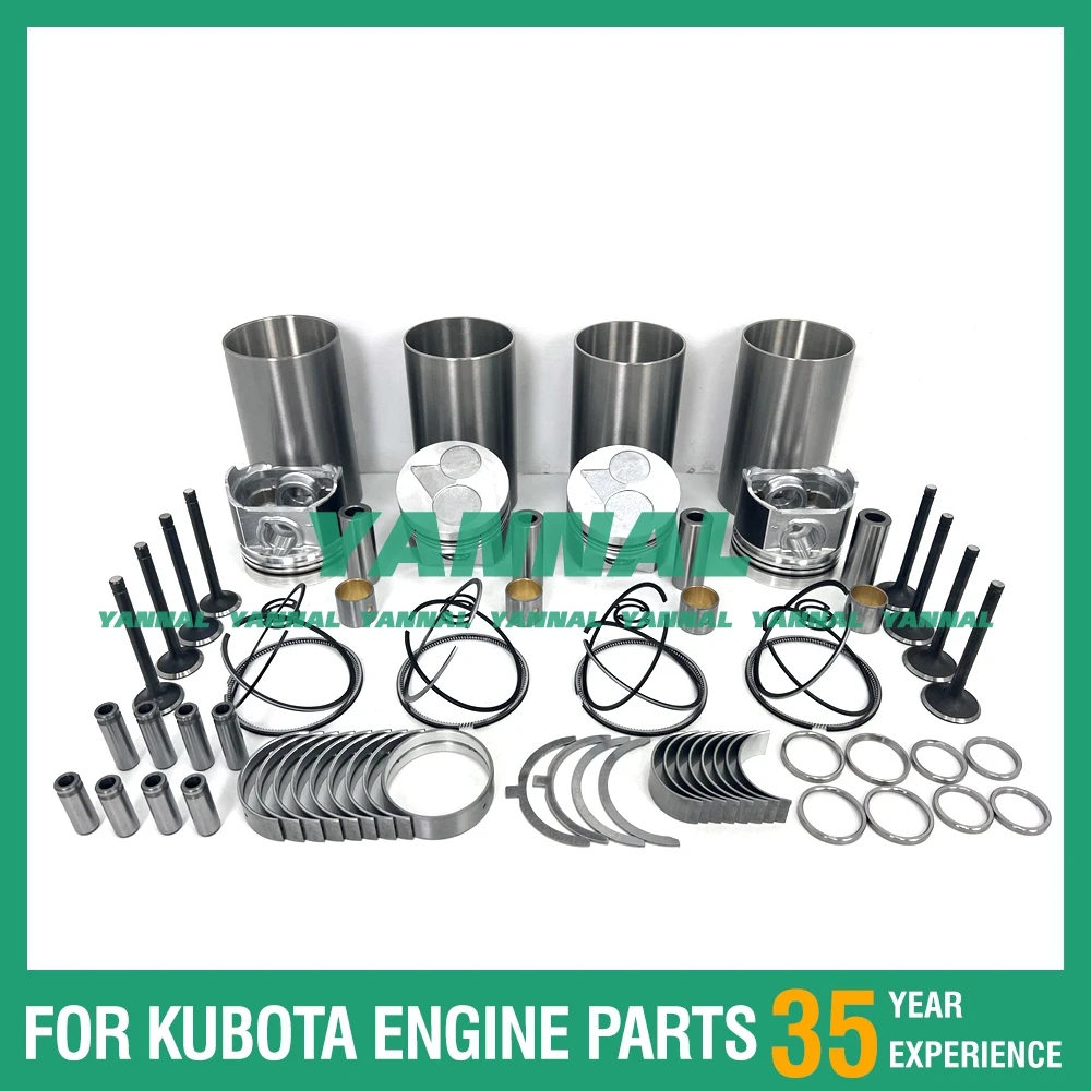 Новый комплект для ремонта V2403 V2203 без полной прокладки двигателя Kubota Bobcat S175 S130