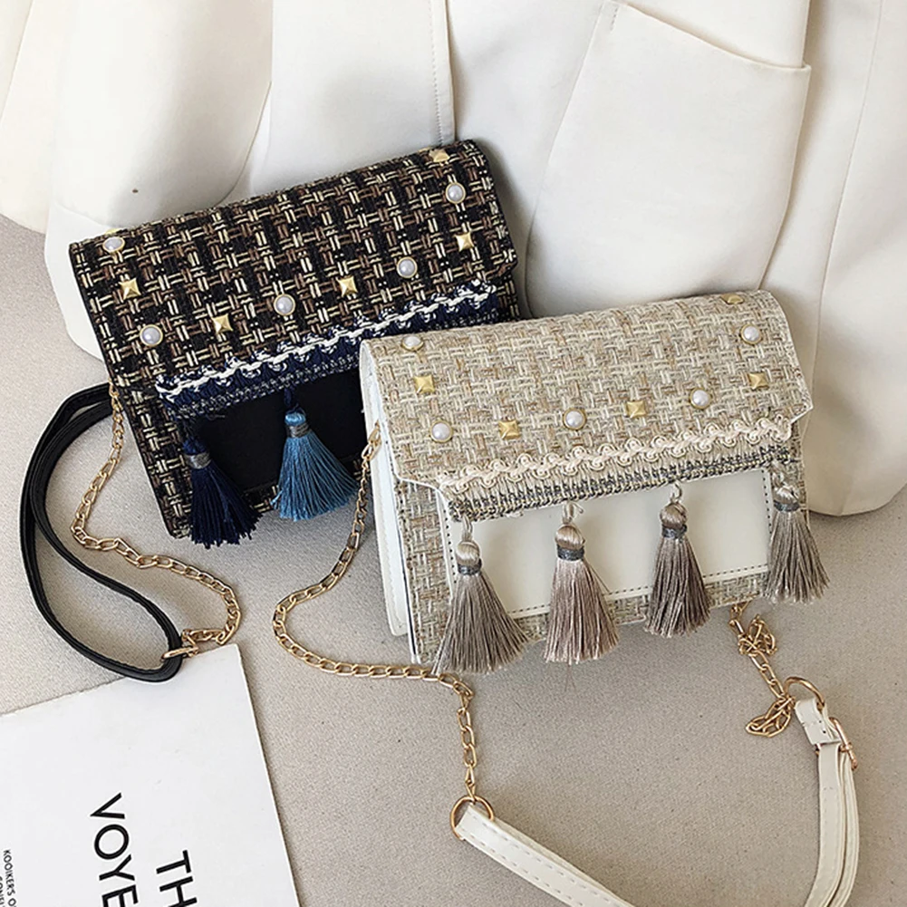 

Fashion PU Leather Woolen Messenger Crossbody Bag Ethnic Retro Crossbody Purse Handbags Mobile Phone Summer Crossbody Bag