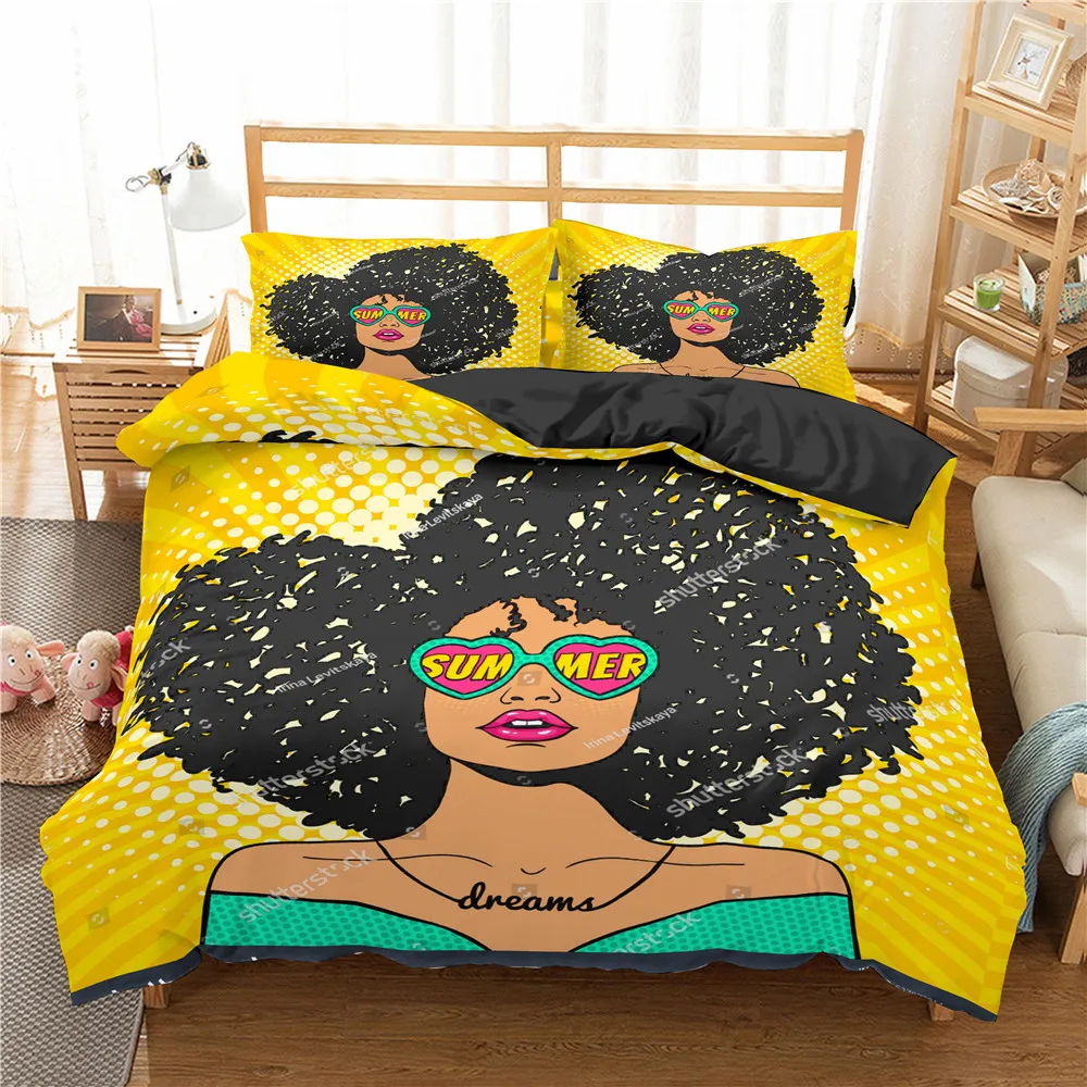 

Комплект постельного белья в африканском стиле, мягкое одеяло, 3D покрывала, покрывала для кровати, покрывала из трех частей, Королевский пододеяльник с наволочкой