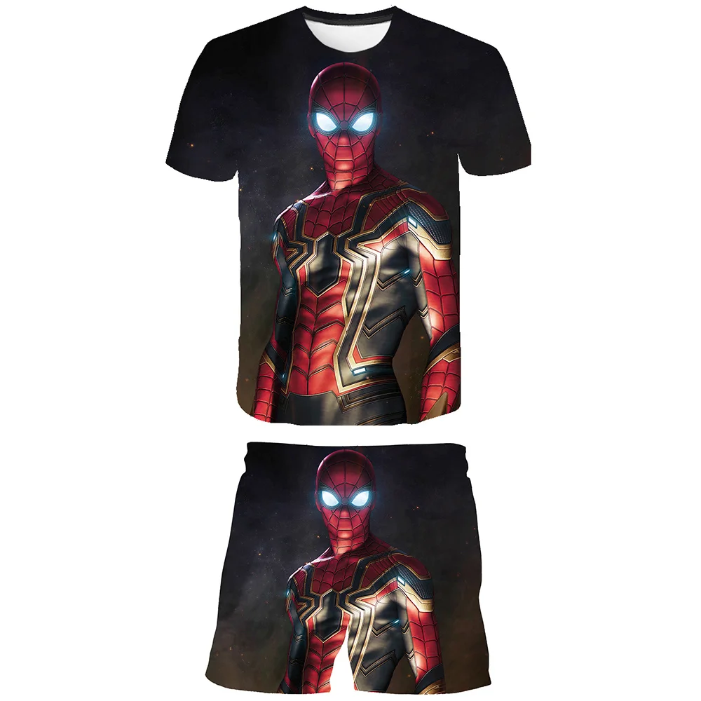 

Детский спортивный костюм «Человек-паук», футболка и шорты