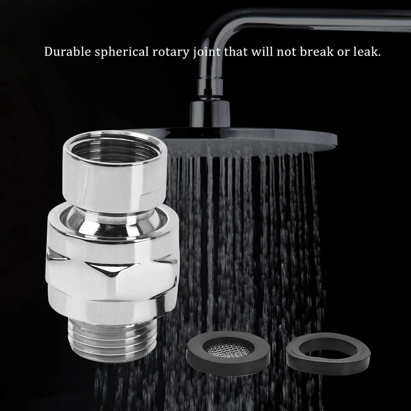 Латунный хромированный шаровой шарнир регулируемый поворотный адаптер на угол