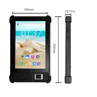 mobile face recognition customized 8 inch rugged ip65 android fingerprint tablet fp08 flexible stand holder clamp iso14443 type