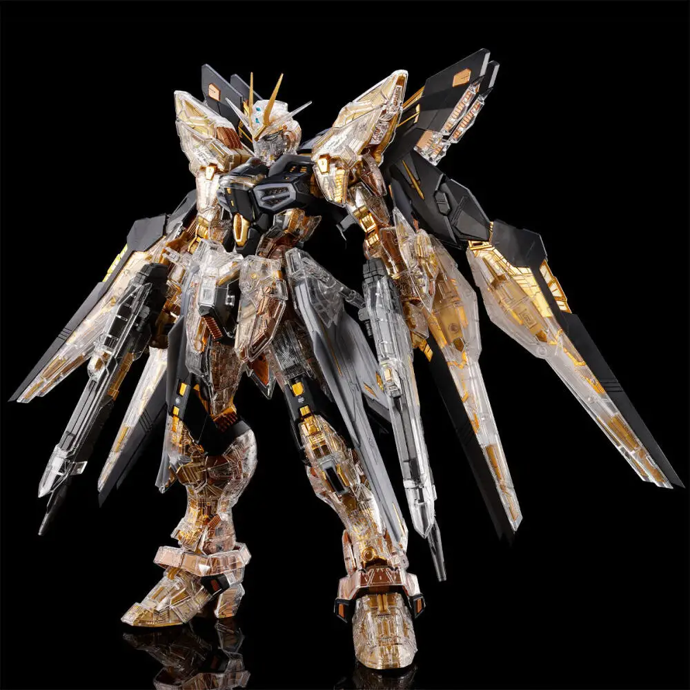 Фото Оригинальная фигурка Bandai MGEX ZGMF-X20A Strike Freedom Gundam, в наличии, аниме-модель Kidou Senshi Gundam, коллекционная игрушка в коробке №2
