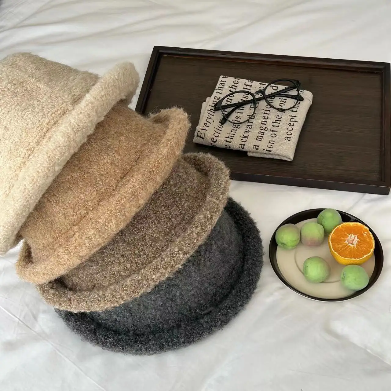 Ouqi осенне-зимняя шапка для раковины купол завивка флис большая окружность головы