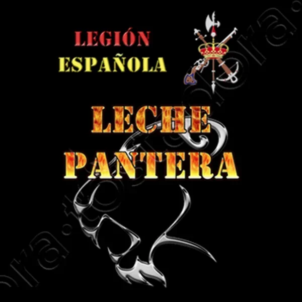 Футболка Es Aces Extranjera Legión Leche Pantera. Летняя хлопковая мужская футболка с коротким