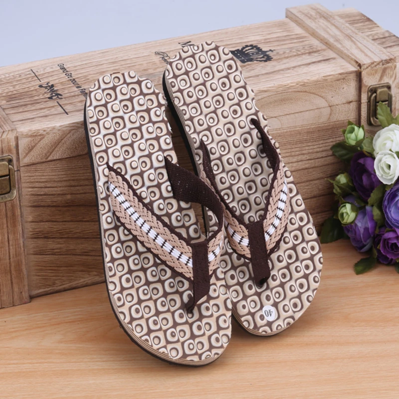 

Summer Men Flip Flops High Quality Beach Wear Sandals Anti Slip Zapatos Hombre Casual Flat Shoes